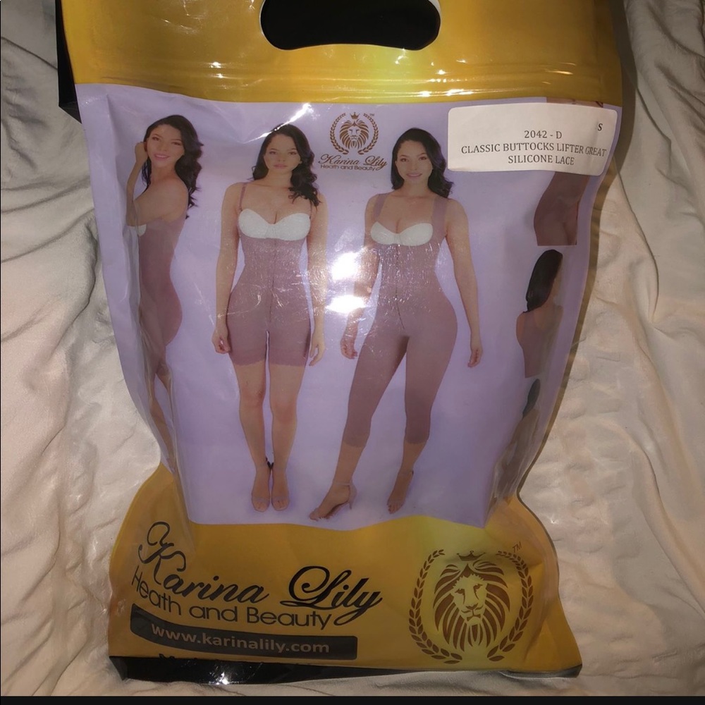 Brand new size small faja in color nude